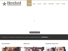 Tablet Screenshot of herefordnursing.com